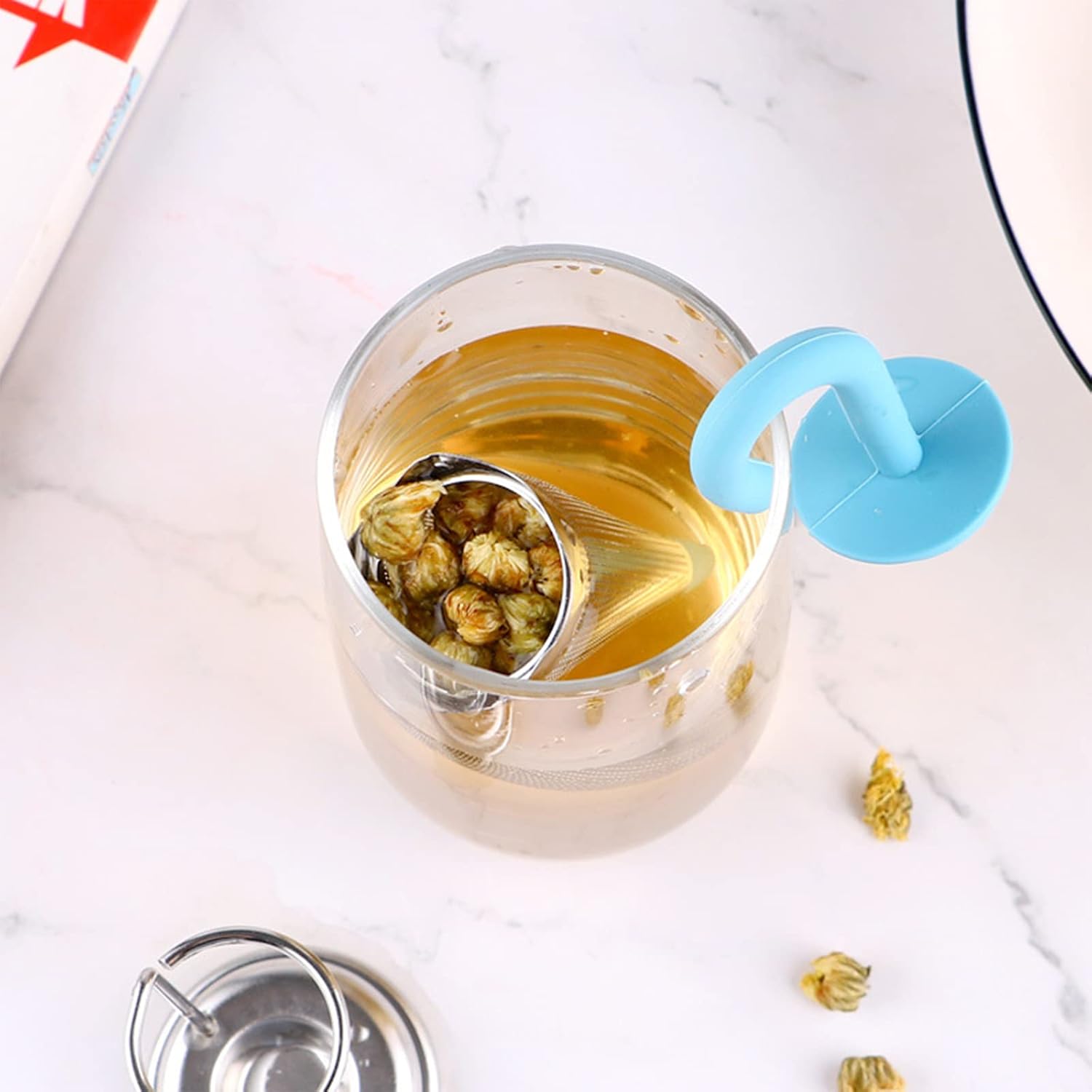 Reusable Cute Umbrella Tea Strainer Without Tray  Stand (1 Pc  Mix Color) Reusable Cute Umbrella Tea Strainer Without Tray  Stand (1 Pc  Mix Color)